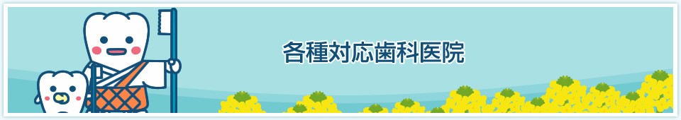 各種対応歯科医院 各種対応歯科医院